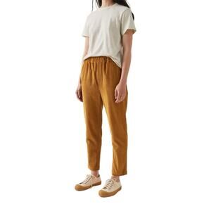 Toast NWT Organic Cotton Gabi Corduroy Pull On Pants Toffee Size 6